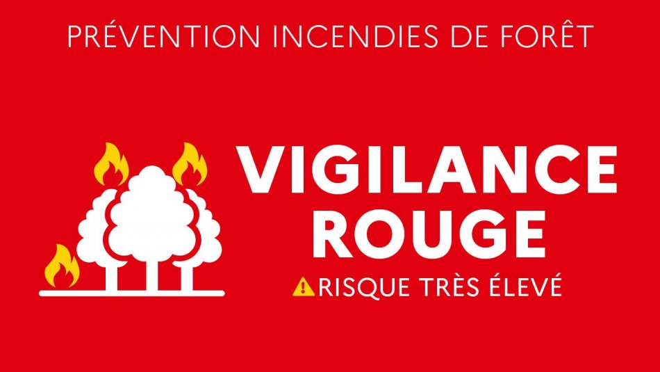 Risque incendie : Golf fermé de 14h à 22h