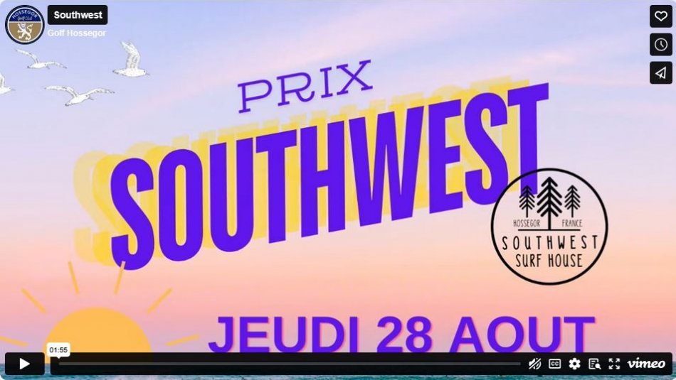 PRIX SOUTHWEST : La vidéo