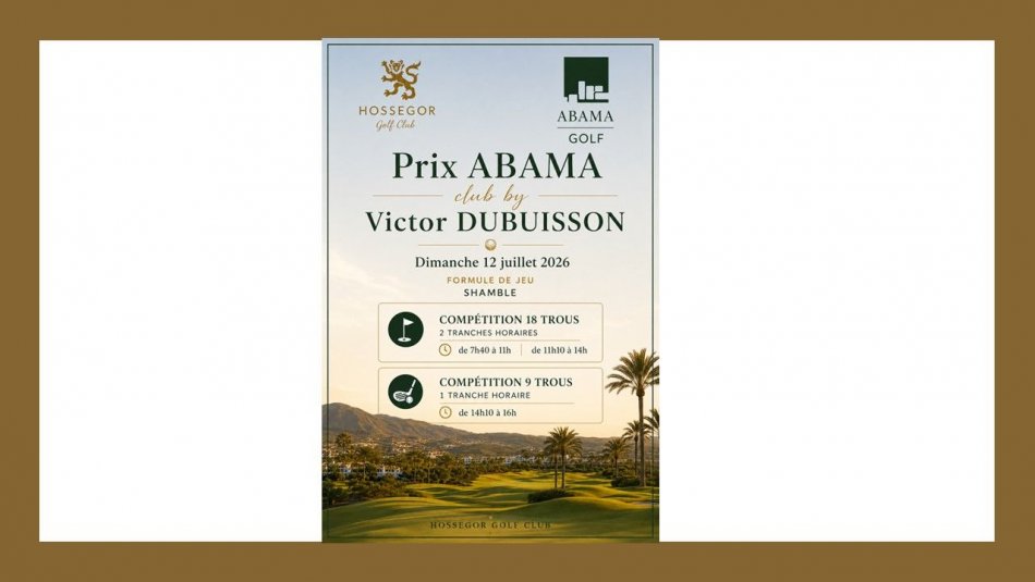 PRIX ABAMA CLUB BY VICTOR DUBUISSON