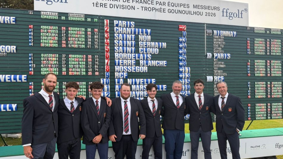 Nos messieurs en 1/2 de finale de la Gounouilhou !