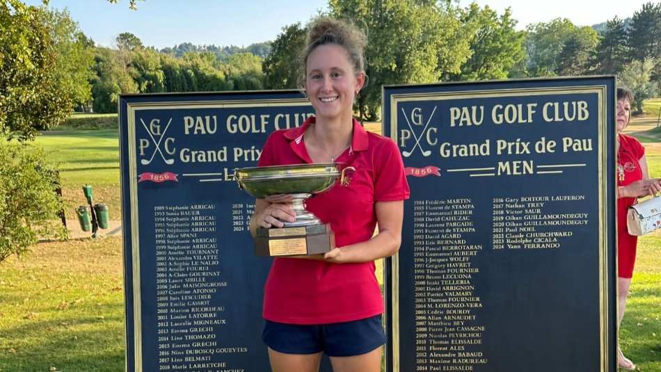 Victoire de Louise krawiec au Grand Prix de Pau