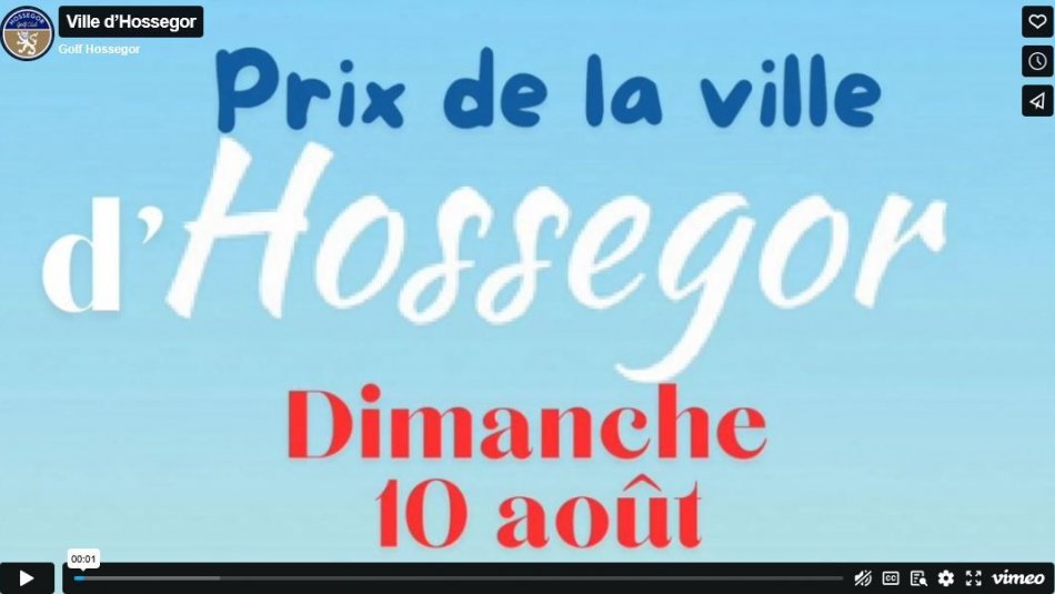 Prix de la ville d'Hossegor : La vidéo