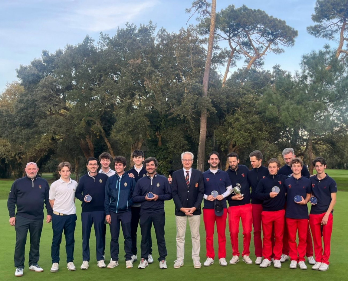 les équipes finalistes : Golf Bordelais et Chiberta